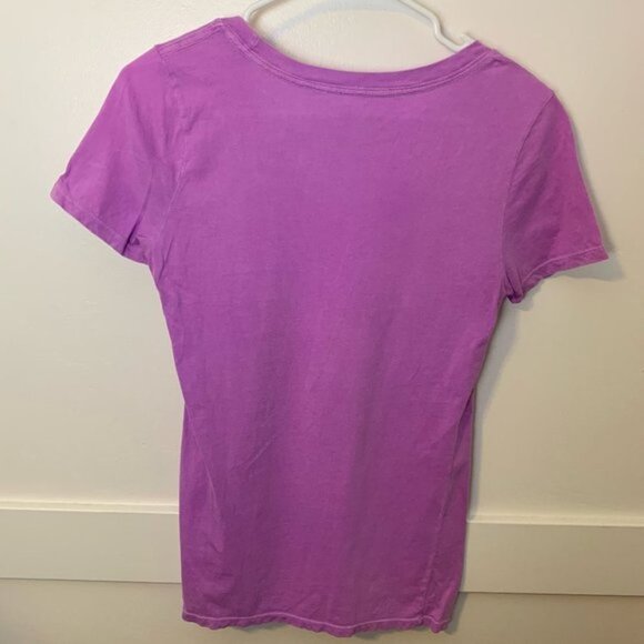 Roxy Purple Logo Short Sleeve Shirt - Picture 2 of 4